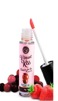 LIP GLOSS VIBRANT KISS STRAWBERRY 6g