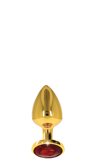 TABOOM LUXURY GOLD PLUG RED JEWEL S