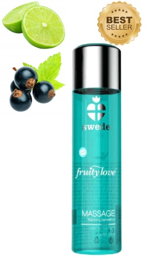 SWEDE WARMING MASSAGE LOTION Black Currant Lime 120ml