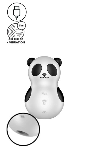 SATISFYER POCKET PANDA AIR PULSE AND VIBRATION