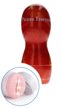 PULSING TEMPTATION RED MASTURBO CUP