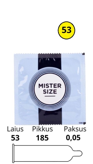 MISTER SIZE 53MM 1TK.