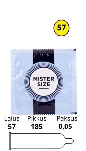 MISTER SIZE 57MM 1TK.