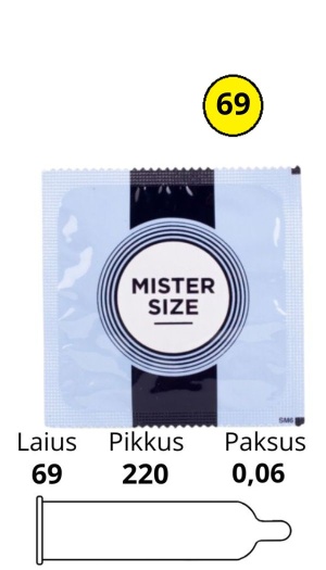 MISTER SIZE 69MM 1TK.