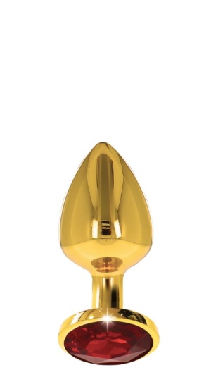 TABOOM LUXURY GOLD PLUG RED JEWEL L