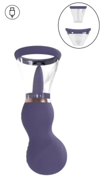 VULVA & BREAST PUMP WITH TONGUE RECHARGEABLE