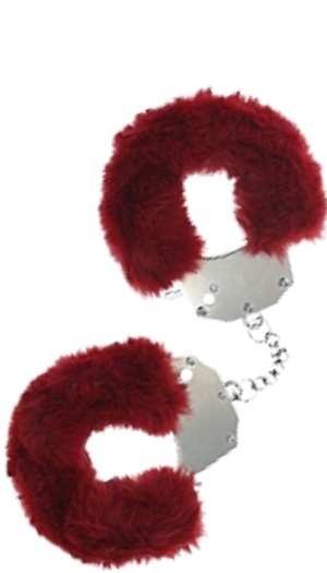 OUCH! FLUFFY CUFFS BURGUNDY