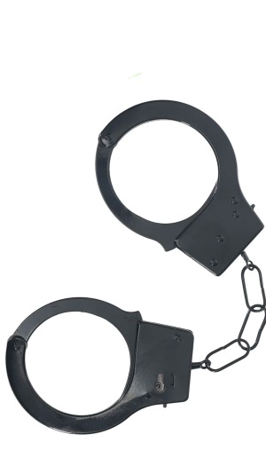 OUCH! METAL CUFFS BLACK