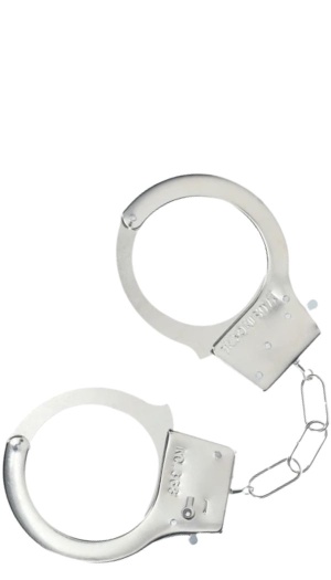 OUCH! METAL CUFFS SILVER