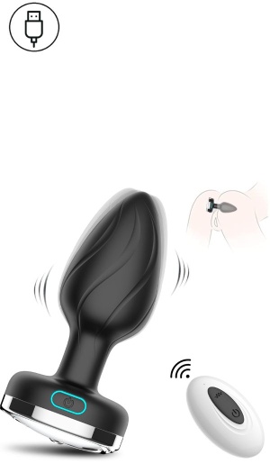 SMART LED VIBRATING PLUG + APP