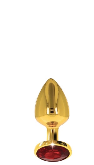 TABOOM LUXURY GOLD PLUG RED JEWEL M
