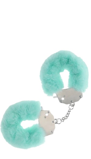 OUCH! FLUFFY CUFFS POWDER GREEN