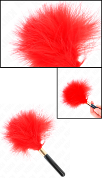 KINK TICKLE FEATHER - RED&GOLD