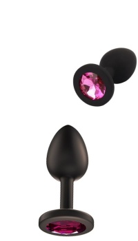 SENUELO RED CRYSTAL ANAL PLUG SMALL
