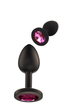 SENUELO RED CRYSTAL ANAL PLUG MEDIUM