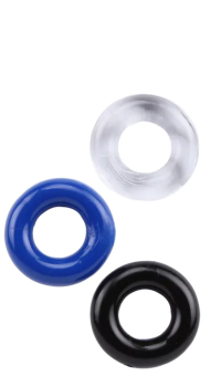 DONUT RINGS-ASSORTED 3 PACK