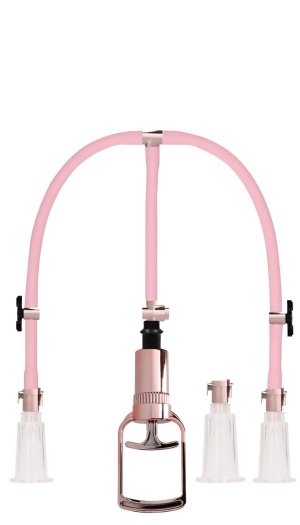 PUMPED CLITORAL & NIPPLE PUMP SET MEDIUM
