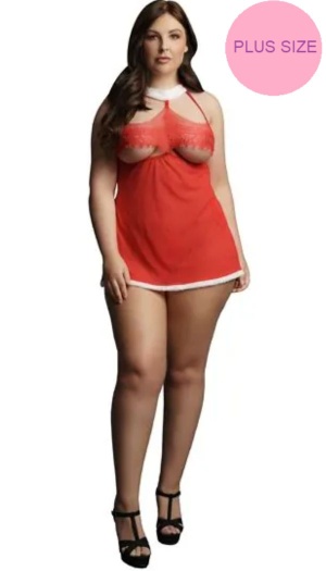 MERRY BABYDOLL PLUS SIZE