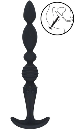 MULTI TEXTURED SILICONE FLARED ANAL