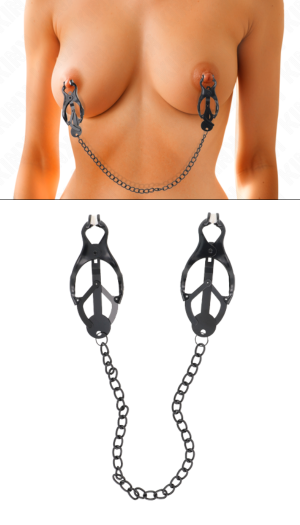 KINK CLOVER CLAMPS+CHAIN BLACK