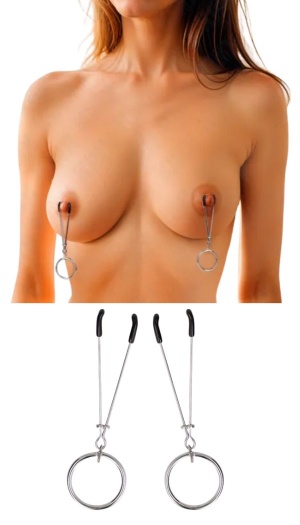 KINK - THIN NIPPLE CLAMPS WITH O-RING 7 CM