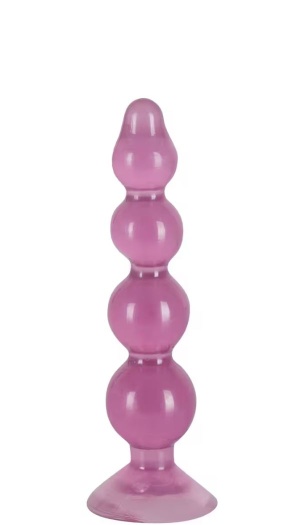 ANAL BEAD STRAND WITH SUCTION CUP 