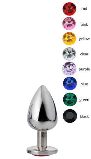 CRYSTAL ANAL PLUG ROUND S