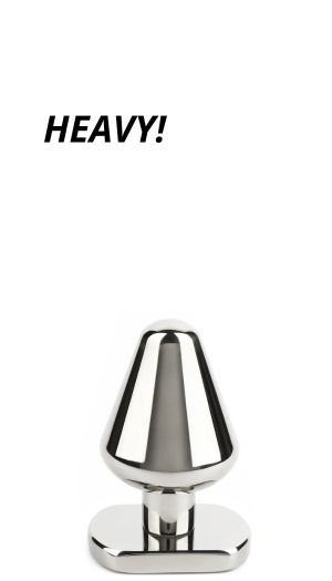 HEAVY STEEL BUTT PLUG S