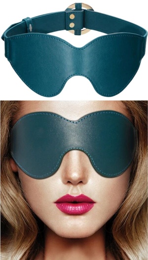 LUXURY EYE MASK DARK GREEN