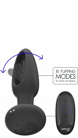 ADDICTED TOYS FLIPPING TONGUE ANAL PLUG WITH REMOTE