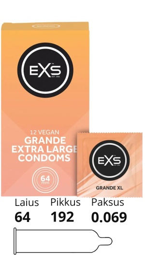 EXS GRANDE CONDOMS 12 TK