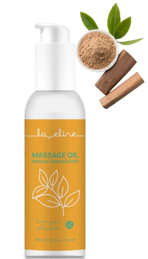 LOVELINE MASSAGE OIL SENSUAL SANDALWOOD 150 ML