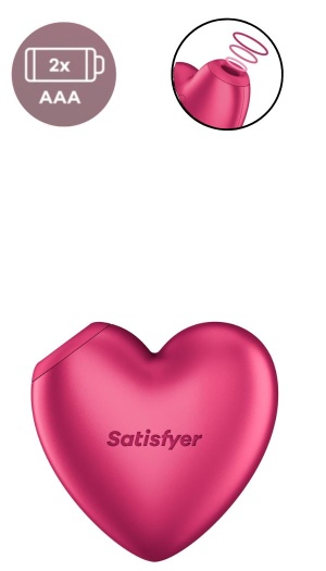 SATISFYER CUTIE HEART - BATTERY POWERED
