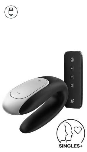 SATISFYER DOUBLE FUN BLACK BLUETOOTH + APP