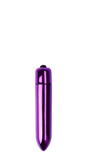 METALLIC PURPLE VIBRATING BULLET 10 VIBRATIONS