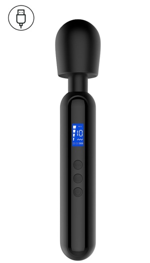 BLACK WAND 10 VIBRATIONS 