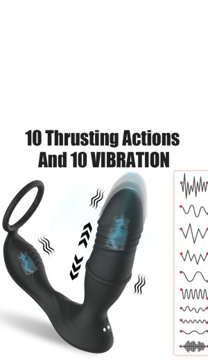 PROSTATE MASSAGER 10 MODES THRUSTING/VIBRATING APP