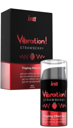 VIBRATION! STRAWBERRYTINGLING EFFECT GEL 15ML