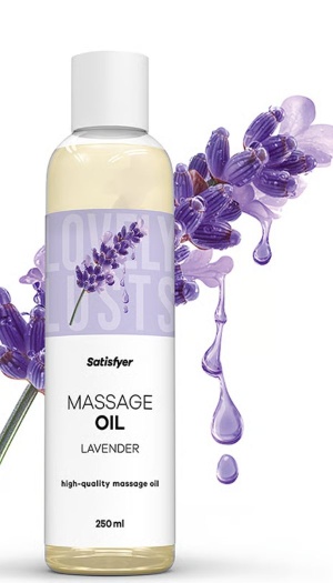 SATISFYER MASSAGE OIL LAVENDER 250 ML