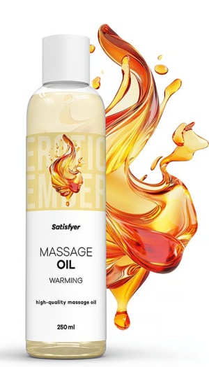 SATISFYER MASSAGE OIL WARMING 250 ML