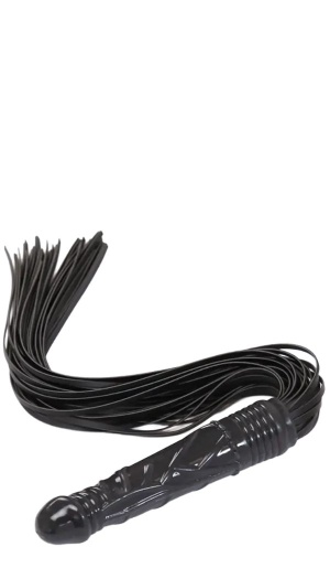 DILDO HANDLE FLOGGER BLACK