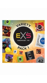 EXS VARIETY PACK CONDOMS 42 tk.