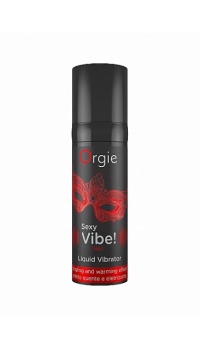 ORGIE SEXY VIBE! HOT LIQUID VIBRATOR – lvl 8 – 15ml