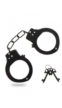 METAL HANDCUFFS BLACK