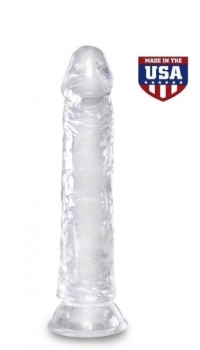 KING COCK 8 INCH COCK TRANSPARENT