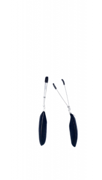 EXCLUSIVE NIPPLE CLAMPS 13 FEATHER BLACK