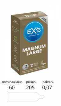 EXS MAGNUM LARGE CONDOMS 12TK.