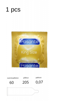 PASANTE CONDOM KING SIZE 1TK