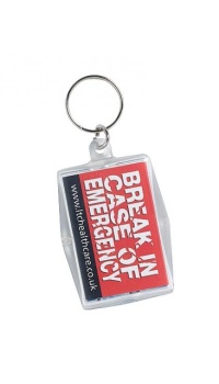 EXS KEY RING - BREAK IN CASE OF EMERGENCY