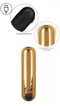 RECHARGEABLE HIDEAWAY BULLET GOLD